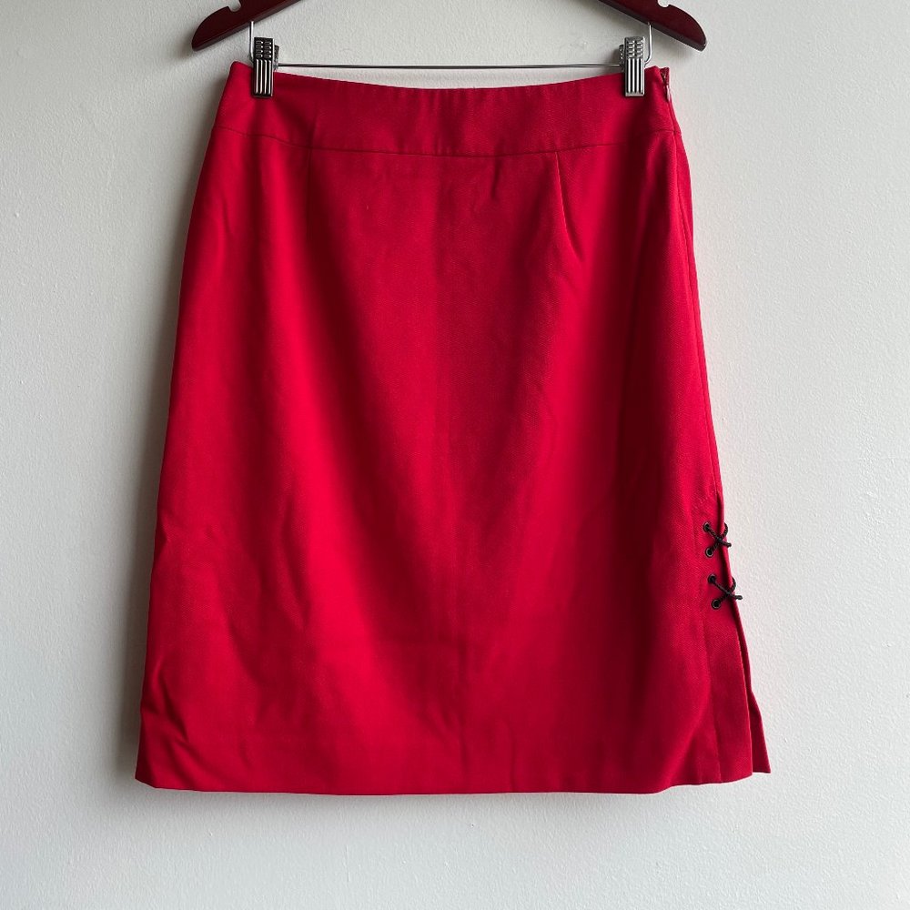 Women's Pencil Skirt - Stretch - Mid Waist Bodycon Rayon Blend Sz- 8
